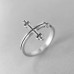 Wholesale Vintage 925 Sterling Silver Christian Cross Ring
